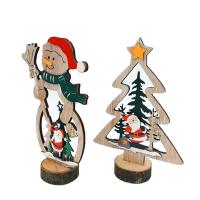 Wood Christmas Decoration Ornaments, handmade, Christmas Design & Halloween Jewelry Gift & different styles for choice, mixed colors, Sold By PC