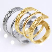 304 Stainless Steel Open Finger Ring, Vacuum Ion Plating, fashion jewelry & for woman, more colors for choice, 18mm, Sold By PC