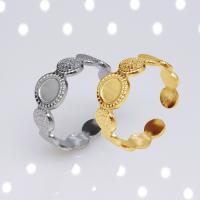 304 roestvrij staal Open Finger Ring, mode sieraden & voor vrouw, meer kleuren voor de keuze, 8mm, Verkocht door PC