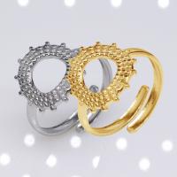 304 από ανοξείδωτο χάλυβα Open δάχτυλο του δακτυλίου, κοσμήματα μόδας & για άνδρες και γυναίκες, περισσότερα χρώματα για την επιλογή, 15mm, Sold Με PC