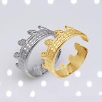 304 Stainless Steel Open Finger Ring, Vacuum Ion Plating, fashion jewelry & Unisex, more colors for choice, 7mm, Sold By PC