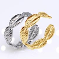 304 Stainless Steel Open Finger Ring Vacuum Ion Plating fashion jewelry & Unisex 6mm Sold By PC