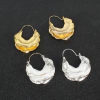 Zinklegierung Ohrringe, plattiert, Modeschmuck & für Frau, keine, frei von Nickel, Blei & Kadmium, 35x50mm, verkauft von Paar