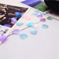 Plastic Sequin Shell AB color plated DIY Sold By Bag