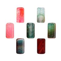 Achat Perlen, Zylinder, poliert, DIY, gemischte Farben, 6x14mm, ca. 25PCs/Strang, verkauft von Strang