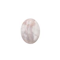 Weißer Kirschblüten-Achat Perle, oval, poliert, DIY, Rosa, 12x18mm, ca. 18PCs/Strang, verkauft von Strang