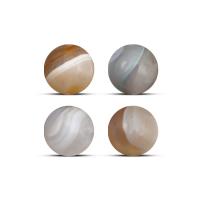 Agat perler, Agate, Runde, poleret, du kan DIY, blandede farver, 14x14mm, Ca. 22pc'er/Strand, Solgt af Strand