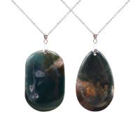 Moss Agate Pendants, Different Shape for Choice & for woman, more colors for choice, Sold By PC