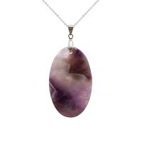 Quartz Gemstone Pendants, Amethyst, Different Shape for Choice & for woman, more colors for choice, 28x48mm, Sold By PC