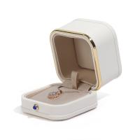 paño caja para colgante, Cuadrado, Sostenible & diferentes estilos para la opción, Blanco, 65x65x52mm, Vendido por UD