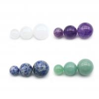 Fashion Decoration, Gemstone, Round, polished, 7 pieces & different size for choice, mixed colors, 7PCs/Set, Sold By Set