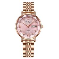 Women Wrist Watch, 304 Stainless Steel, with Glass, Life water resistant & Chinese movement & for man & luminated, more colors for choice, nickel, lead & cadmium free, 10*10mm, Sold By PC