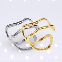 304 Stainless Steel Open Finger Ring Vacuum Ion Plating fashion jewelry & Unisex 15mm Sold By PC