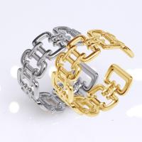 304 Stainless Steel Open Finger Ring, Vacuum Ion Plating, fashion jewelry & for woman, more colors for choice, 9mm, Sold By PC