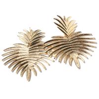 Zinc Alloy Oorbellen, gold plated, mode sieraden & voor vrouw, gouden, nikkel, lood en cadmium vrij, 60x70mm, Verkocht door pair