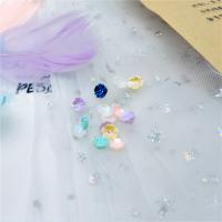 3D Nail Art Decoration, Resin, Flower, epoxy gel, DIY, more colors for choice, 8mm, 50PCs/Bag, Sold By Bag