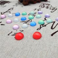 Fashion Resin Cabochons, Dome, epoxy gel, DIY & different size for choice, more colors for choice, 50PCs/Bag, Sold By Bag