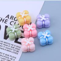 Mobile Phone DIY Decoration, Resin, Box, enamel, more colors for choice, 14x18mm, 100PCs/Bag, Sold By Bag