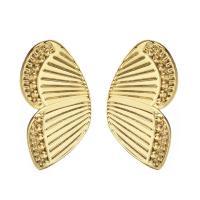 Brass Stud Earring, 14K gold plated, fashion jewelry & for woman, more colors for choice, 8x4mm, Sold By Pair
