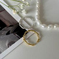 Cеребряное кольцо, Серебро 925 пробы, Другое покрытие, регулируемый & Женский, Много цветов для выбора, размер:6-8, продается PC