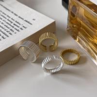 Solidny srebrny pierścień, Srebro 925, Powlekane, regulowany & dla kobiety, dostępnych więcej kolorów, rozmiar:6-8, sprzedane przez PC