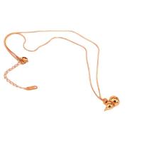 Stainless Steel Jewelry Necklace 304 Stainless Steel Calabash real gold plated snake chain & for woman Length Approx 15.7 Inch Sold By PC