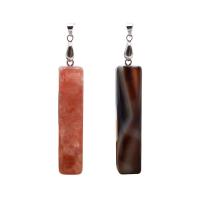 Gemstone Pendants Jewelry Natural Stone Rectangle & for woman Sold By PC