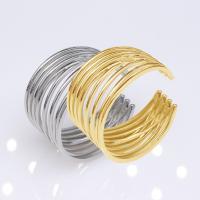 304 Stainless Steel Open Finger Ring Vacuum Ion Plating fashion jewelry & Unisex 15mm Sold By PC