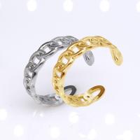 304 roestvrij staal Open Finger Ring, mode sieraden & voor de mens, meer kleuren voor de keuze, 5mm, Verkocht door PC