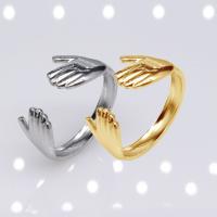 304 Stainless Steel Open Finger Ring, Vacuum Ion Plating, fashion jewelry & Unisex, more colors for choice, 8mm, Sold By PC
