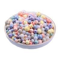 Miracle Acrylic Beads, Round, DIY & different size for choice, mixed colors, Sold By Bag