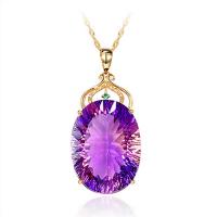 Crystal Pendants Brass with Crystal Geometrical Pattern 18K gold plated DIY & for woman & with rhinestone Sold By PC