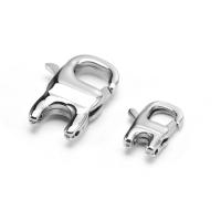 Stainless Steel Lobster Claw Clasp, 316L Stainless Steel, polished, different size for choice, original color, Sold By PC
