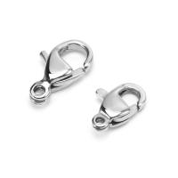 Stainless Steel Lobster Claw Clasp, 316L Stainless Steel, polished, different size for choice, original color, Sold By PC
