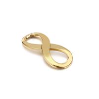 Titanium Steel Connector, Number 8, gold color plated, different size for choice, more colors for choice, 10PCs/Lot, Sold By Lot