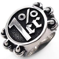 Titanium Steel Finger Ring anoint & for man & blacken original color Sold By PC