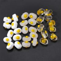 Lampwork Beads, Fried Egg, epoxy gel, DIY, more colors for choice, 9x12mm, Sold By PC