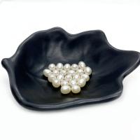 Barokna Kulturan Slatkovodni Pearl perle, Riža, uglađen, možete DIY & različite veličine za izbor & pola bušenih, bijel, Prodano By PC