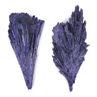 Turmalina negra Clúster de cuarzo, chapado, Púrpura, 7-9cm, Vendido por UD
