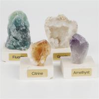 misto de pedras semi-preciosas Espécime de Minerais, Irregular, para casa e escritório & materiais diferentes para a escolha, Mais cores pare escolha, 55-70mm, vendido por PC