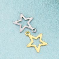 Zinc Alloy Star Pendant 304 Stainless Steel DIY Sold By PC