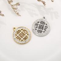 Stainless Steel Pendants 304 Stainless Steel DIY & with rhinestone 20mm Sold By PC