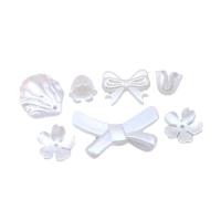 Hair Accessories DIY Findings Resin painted white Sold By Bag