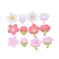 Mobile Phone DIY Decoration, Resin, Flower, epoxy gel, different styles for choice, more colors for choice, 100PCs/Bag, Sold By Bag