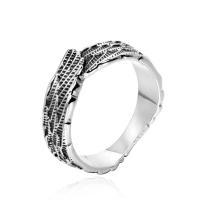 Titanium Steel Finger Ring, different size for choice & blacken, original color, Sold By PC
