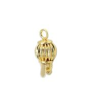 Brass Jewelry Bails, 18K gold plated, DIY, 6x12mm, Sold By PC