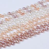 Natural Freshwater Pearl Loose Beads, DIY, more colors for choice, 7-8mm, Sold Per Approx 14-15 Inch Strand