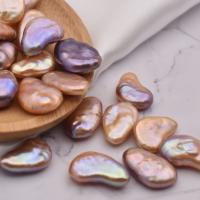 Cultured Baroque Freshwater Pearl Beads, DIY & no hole, more colors for choice, 11x17mm, Sold By PC