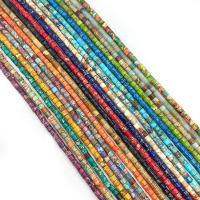 Gemstone Jewelry Beads, Impression Jasper, Column, DIY, more colors for choice, 4x4mm, Sold Per Approx 38 cm Strand
