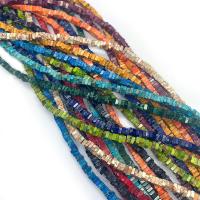 Gemstone Jewelry Beads Impression Jasper Square DIY Sold Per Approx 38 cm Strand